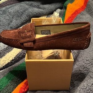 UGG Brown Suede Loafers